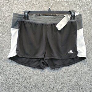 Adidas Women’s Training Pacer Shorts Black White Grey Color Block…